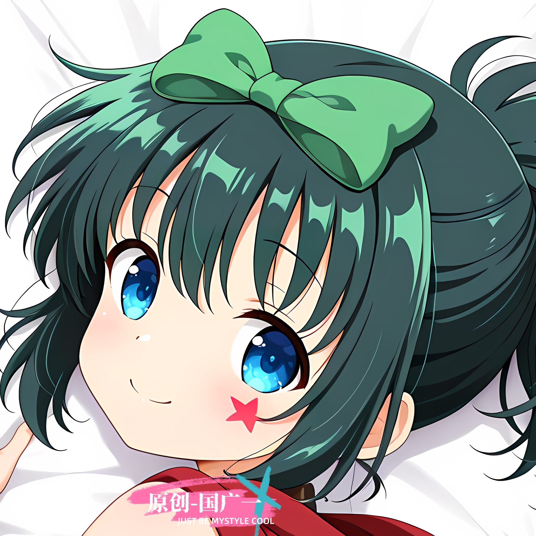 原创-等身抱枕芯套定制二次元天才麻将少女 国广一长条枕头动漫