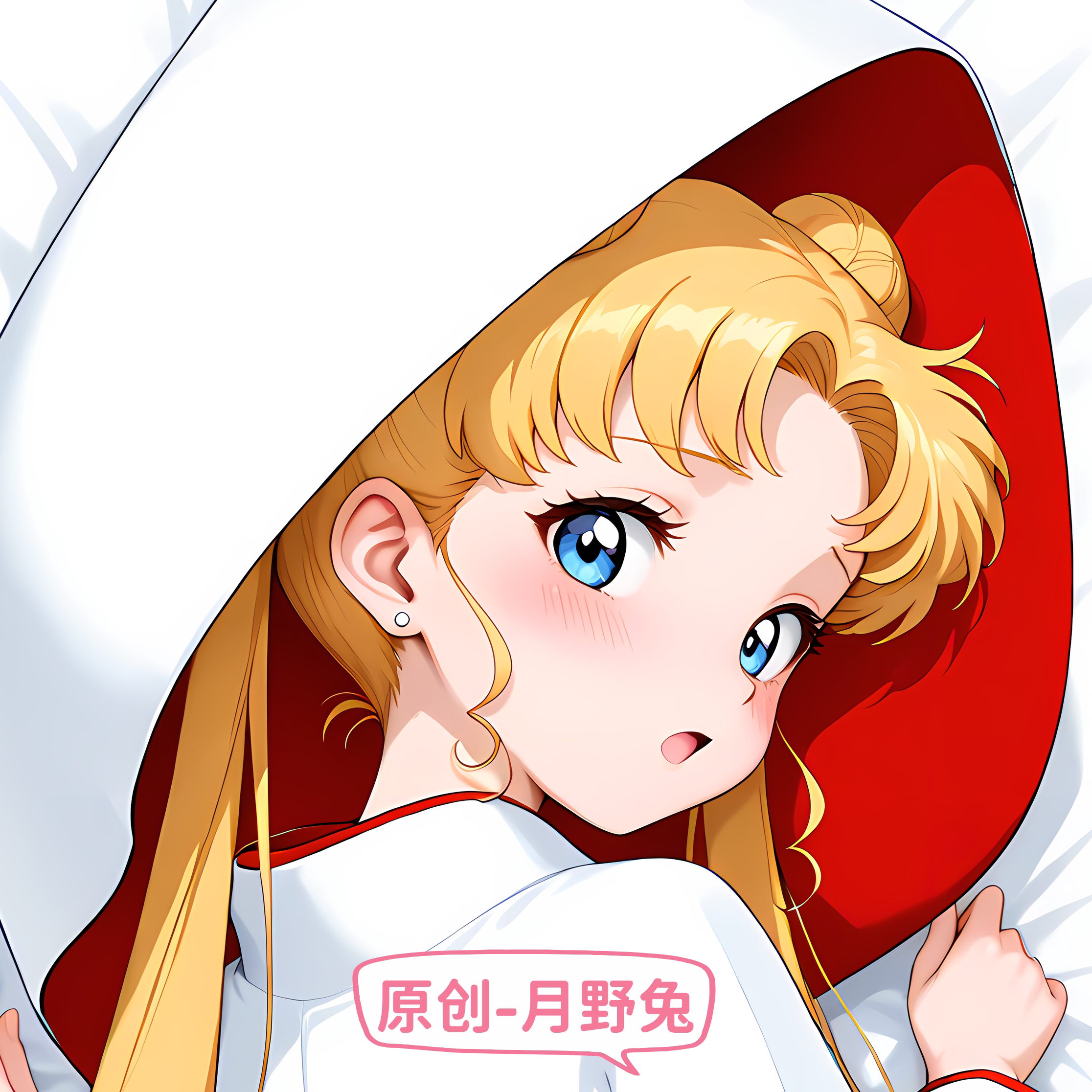 [无敌萌原创等身周边抱枕芯套定制人形美少女战士月野兔  二次元