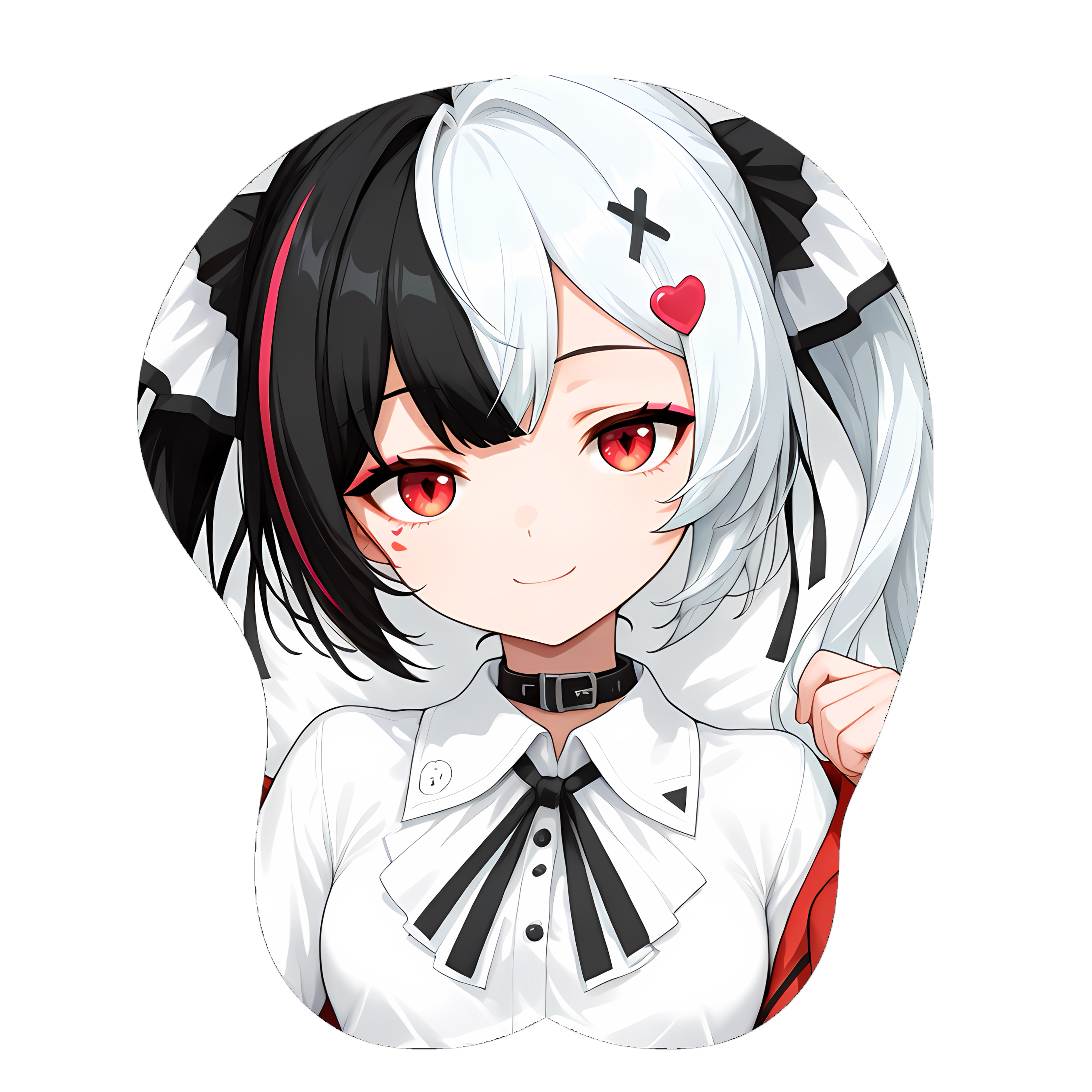 原创-3d胸部立体硅胶鼠标垫定制异环 安魂曲二次元游戏动漫周边