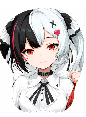 原创-3d胸部立体硅胶鼠标垫定制异环 安魂曲二次元游戏动漫周边