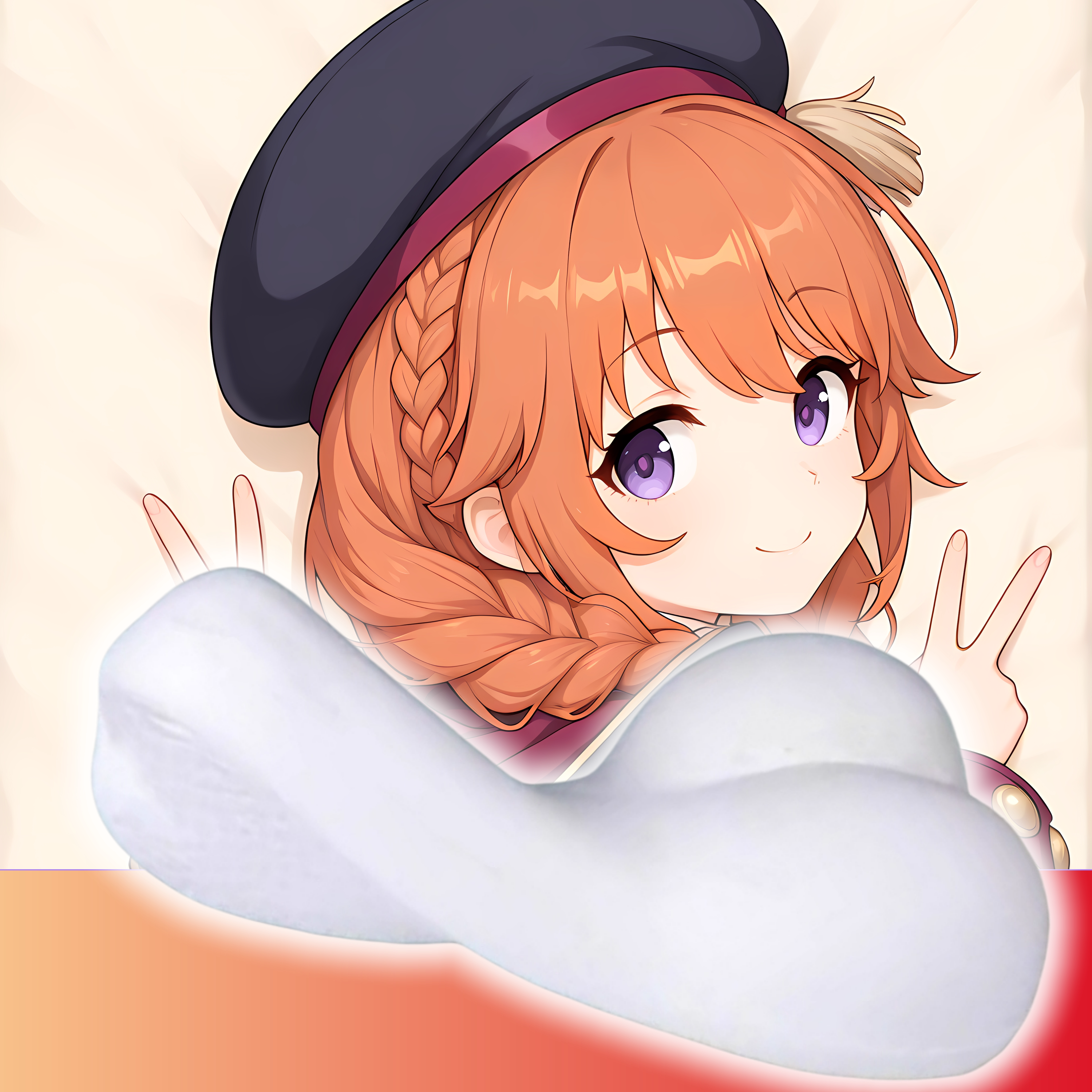 原创-半身异形抱枕头定制人形小靠枕头定制公主连结 尤尼 二次元