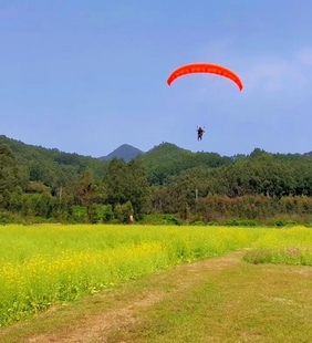 空中客复合型滑翔伞 训练斗伞飞坡好帮手 送比基尼训练袋