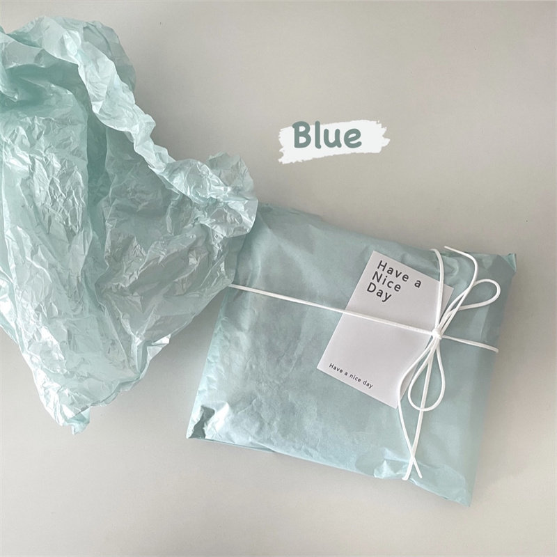 선물포장지 패키지 컬렉션  INS 스타일 눈 배 종이 부드러운 색상 선물 종이 포장 장식 재료 패키지