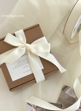 ins韩国肤感哑光丝带高品质礼物包装丝带花艺缎带礼品绳鲜花扎带