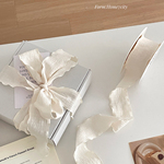 ins褶皱感波浪丝带布艺绸带礼物包装绳花艺绑带礼品装饰扎带