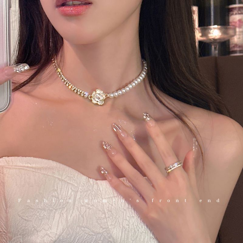 山茶之恋珍珠项链女款
