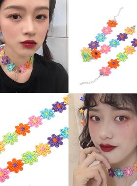 choker土酷风少女心超仙锁骨链