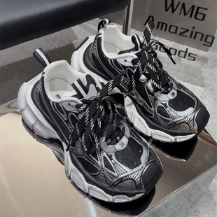 休闲鞋 WM6潮流老爹鞋 欧货舒适轻便时尚 新款 女欧洲站2026年春季