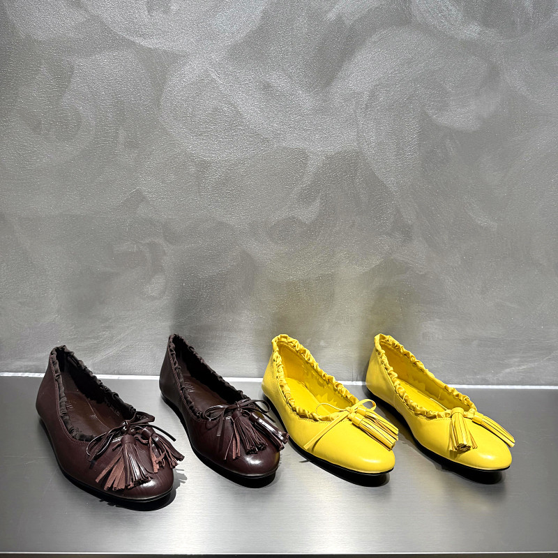 欧洲站真皮女鞋2026年早春新款欧货低跟平底浅口单鞋时尚芭蕾鞋,女鞋,浅口单鞋,淘宝优惠券,粉丝福利购,淘宝优惠卷