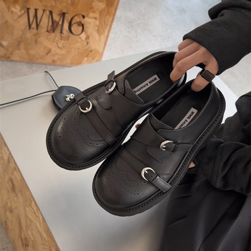 WM6厚底乐福鞋英伦风复古单鞋