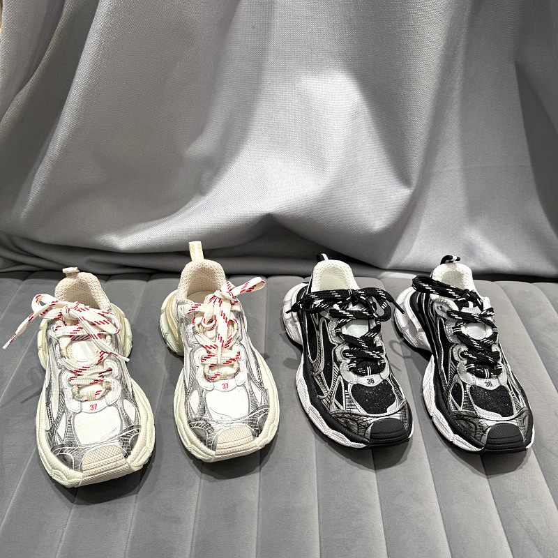 潮流老爹鞋女欧洲站2026年春季新款欧货网面透气时尚休闲鞋做旧,女鞋,时尚休闲鞋,淘宝优惠券,粉丝福利购,淘宝优惠卷