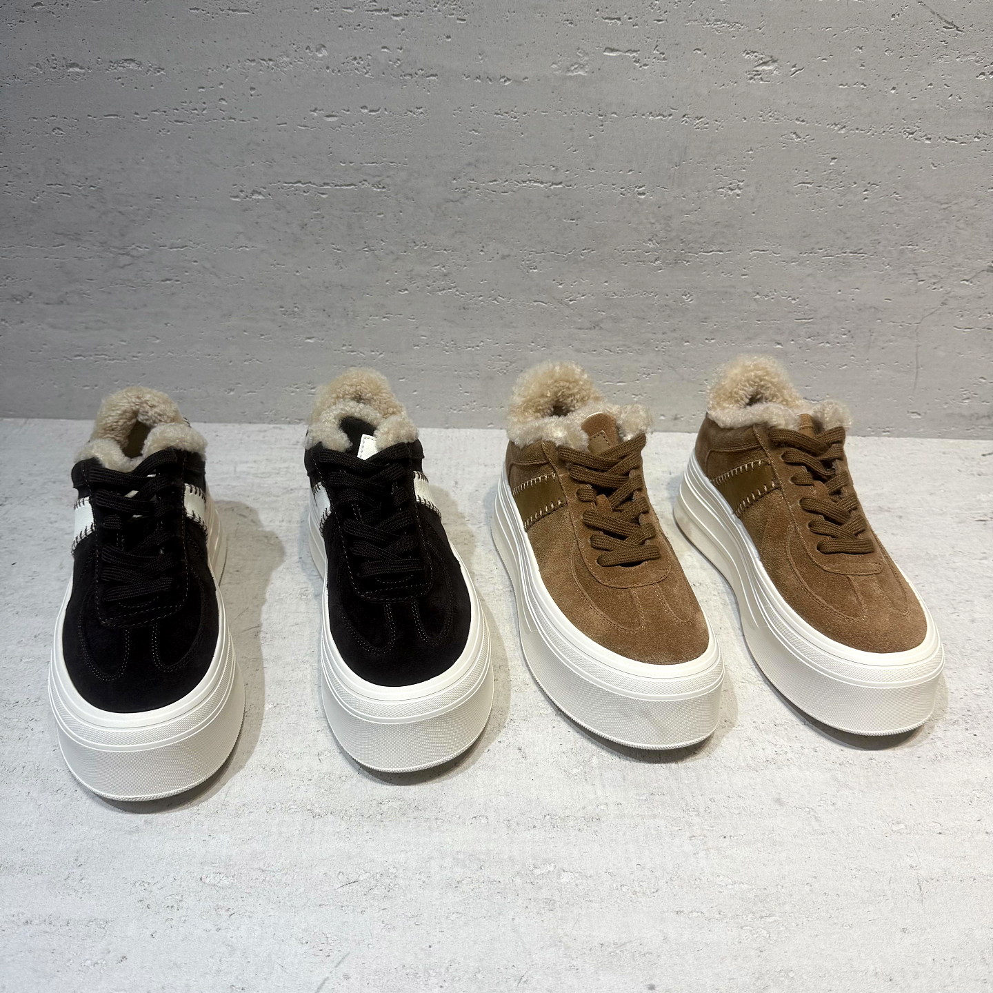 欧货真皮加绒保暖时尚休闲鞋女