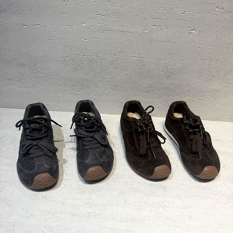 欧洲站女鞋2025年秋季新款欧货真皮低跟平底德训鞋磨砂皮休闲鞋,女鞋,时尚休闲鞋,淘宝优惠券,粉丝福利购,淘宝优惠卷