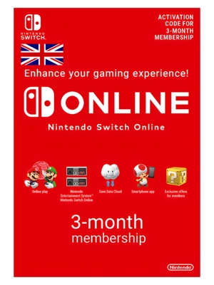 英服SwitchOnlineUK会员季卡