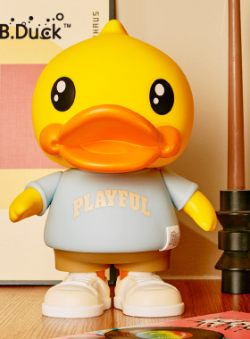 B.Duck官方 小黄鸭经典系列32cm大娃潮流手办搪胶公仔娃娃摆件