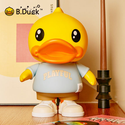 B.Duck官方 小黄鸭经典系列32cm大娃潮流手办搪胶公仔娃娃摆件
