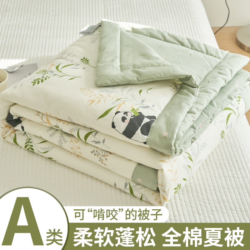 夏季A类可水洗单人夏被全棉100纯棉空调被新疆棉花被薄款被子被芯,床上用品,棉花被,淘宝优惠券,粉丝福利购,淘宝优惠卷