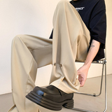 早秋那不勒斯休闲西裤男高级感宽松垂感直筒裤女KK388-P60，男装西裤，星座205