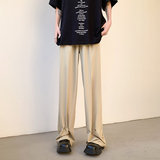 早秋那不勒斯休闲西裤男高级感宽松垂感直筒裤女KK388-P60，男装西裤，星座205
