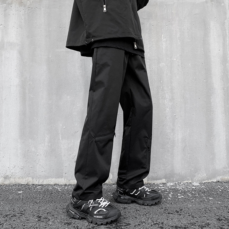 防风防水运动登山裤宽松直筒休闲大码工装冲锋裤男K916-P45，男装工装外套，星座205