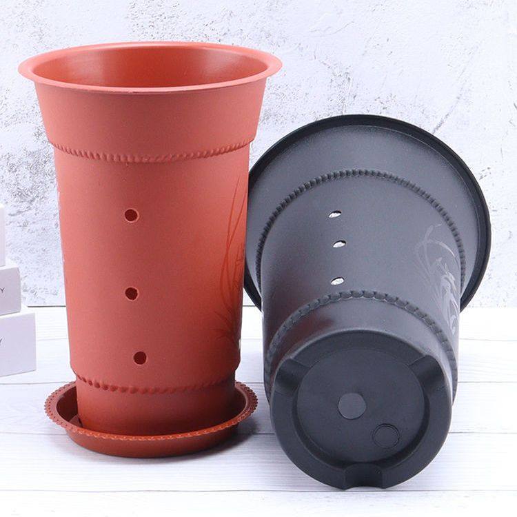 花盆兰花专用盆塑料树脂花盆加厚大号直筒月季多肉绿萝盆家用清仓,家居饰品,花盆,淘宝优惠券,粉丝福利购,淘宝优惠卷