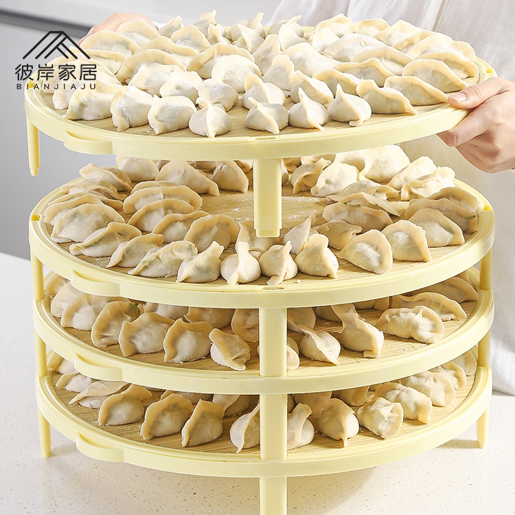 多层托盘盖帘饺子帘可折叠加