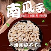 零食袋装 盐焗南瓜子原味500g新货散装 椒盐味熟白瓜籽仁炒货袋装