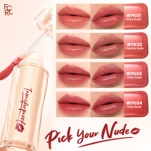 FOCALLURE水光不沾杯唇釉持色镜面唇蜜口红礼物显白不沾杯