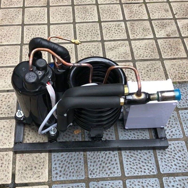 1 5 10 15HP匹水冷冷库机组海水低温冷藏冷冻小型冷库机组一体机