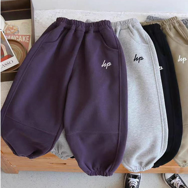 男童裤子秋冬2024新款加绒运动裤儿童女童运动洋气卫裤字母长裤,童装/婴儿装/亲子装,裤子,淘宝优惠券,粉丝福利购,淘宝优惠卷