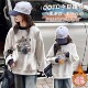 潮款 儿童洋气中大童休闲加绒加厚上衣韩版 新款 女童卫衣2026秋冬装