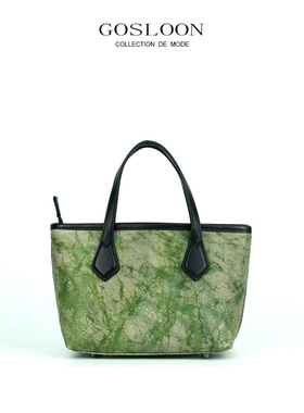 新品包包大容量女头层牛皮时尚清新小托特包设计款个性肩包斜挎包