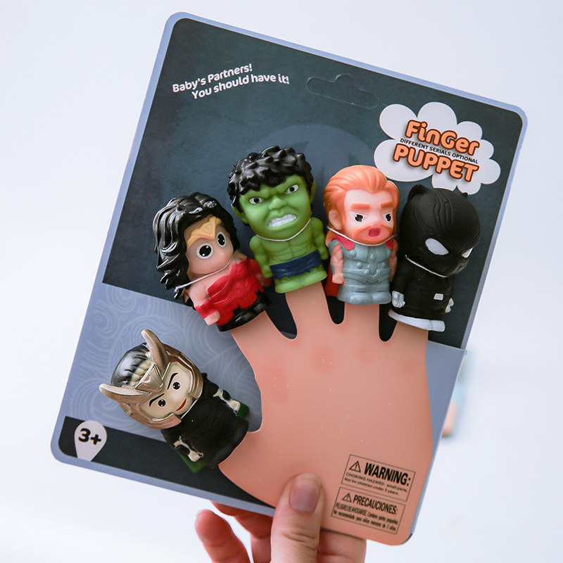 幼儿园故事教具手指玩具手偶游戏语言训练儿童表演讲故事手指玩偶