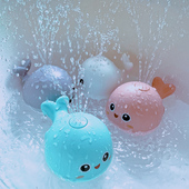 婴儿洗澡淋浴感应网红水上玩具喷水儿童浴室沐浴神器游泳戏水玩具