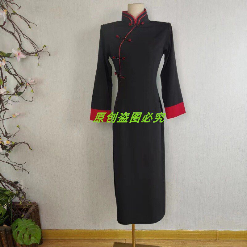 咏春服古典舞艺考舞蹈演出服武术宗师表演练功服八段锦舞剧定制W