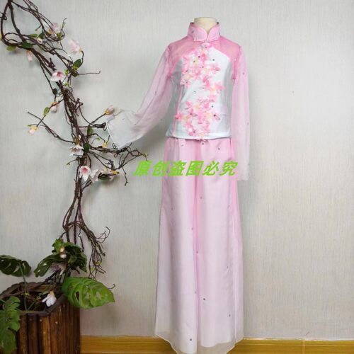 古典舞春风花信来表演服舞蹈服