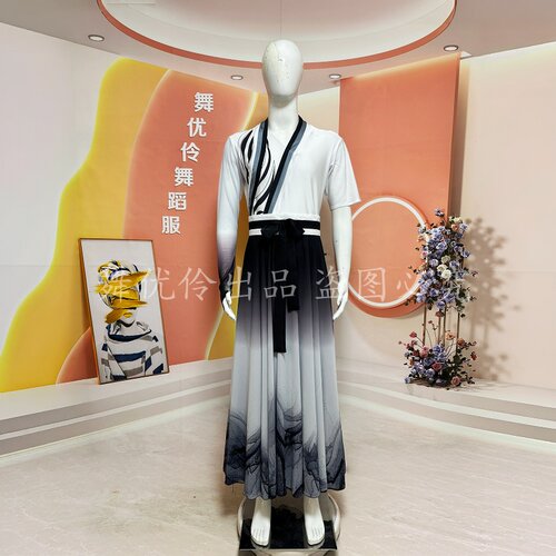 古风水墨舞蹈演出服专业定制