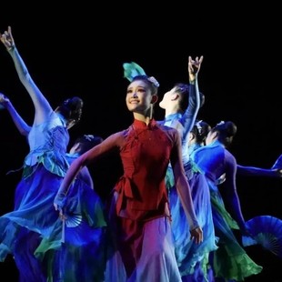 古典舞蹈服装《一条大河》群舞安徽花鼓灯演出服胶州秧歌表演服