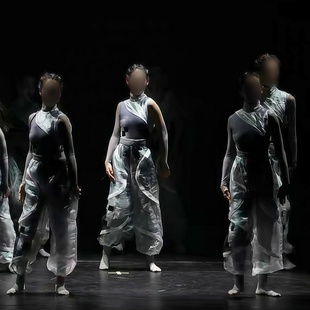 现当代舞《源代码》同款舞蹈演出表演服专业定制群舞比赛服1