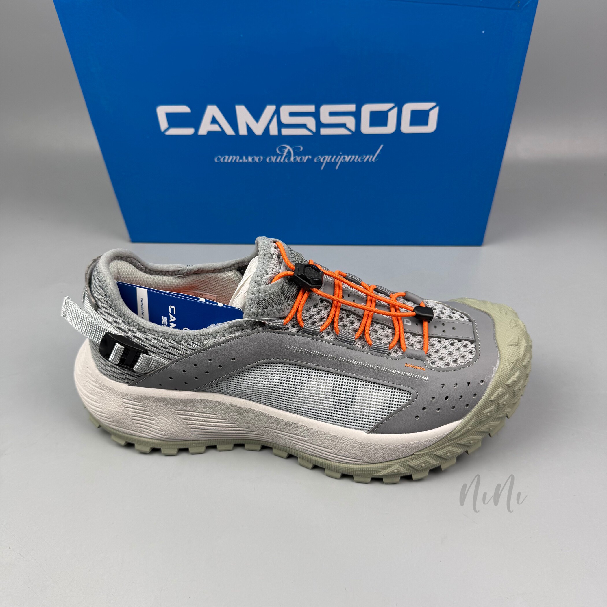 美骆世家防撞防踢户外登山鞋舒适透气速拉扣越野跑鞋夏季自在呼吸