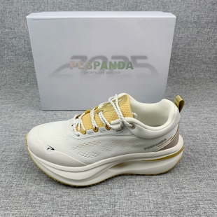 轻便出行 潮 佩斯熊猫舒适透气网面男女跑步鞋 轻量化缓震越野跑鞋