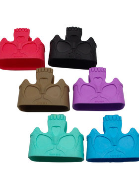 骷髅头战术三角套 装饰快拨橡胶套 快拔套 匣套