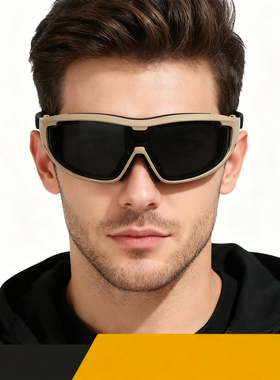 WOSPORT 鼠式战术户外防风护目镜 搭配固定绑带 骑行防紫外线墨镜