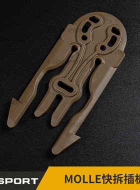 WoSporT MOLLE快拆插板 快拆设计组合多角度搭配射击运动配件