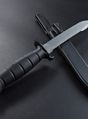 热卖跨境橡胶刺刀战术训练软刀安全不伤人影视道具塑料刀模型批发