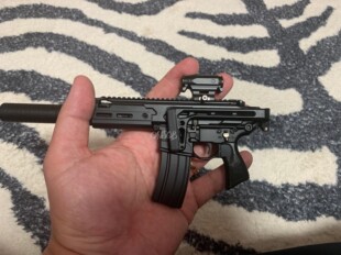 1:3全金属可拆卸 SIG MCX RATTLER枪模不可击发合金拼装