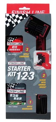 Starter Kit 1-2-3含除油剂链条刷子洗链套装