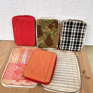 外贸HOBONICHI 十年经典老款瑕疵亏本处理hoboA5 A6帆布配皮书衣