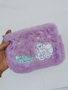 外贸尾货日单精灵宝可梦新款当季卡通毛绒化妆包收纳包