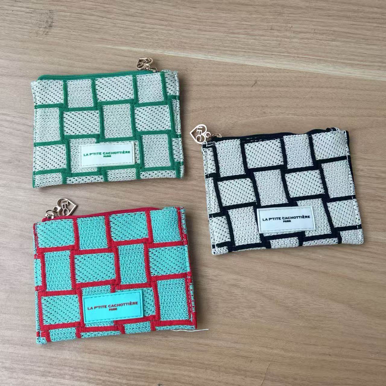 外贸出巴黎钩针编织田园风创意杂物小收纳包ins便携零钱包化妆包,收纳整理,化妆包,淘宝优惠券,粉丝福利购,淘宝优惠卷